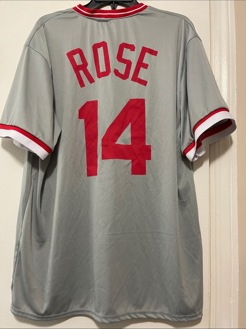 Apc athletic shirt Cincinnati Reds Pete Rose 14 Men’s XL gray